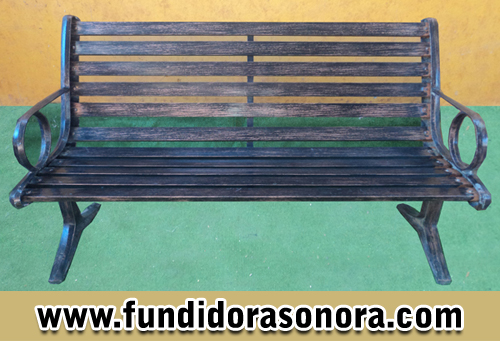 Fundidora Sonora - Banca con descansa brazos circular
