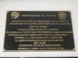 Placa de la Universidad